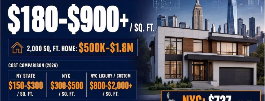 Cost to Build a House in New York