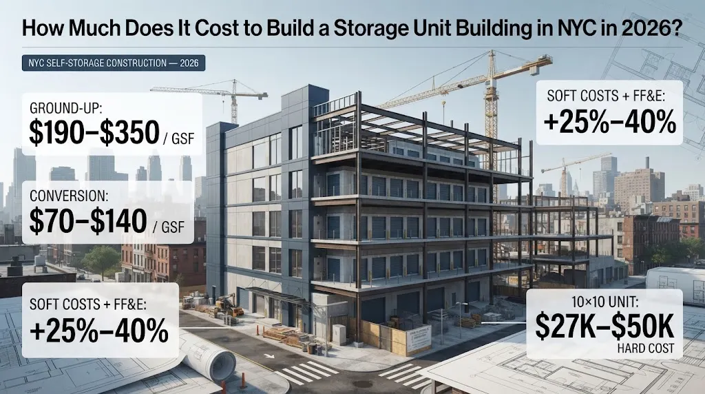 How Much Does It Cost to Build a Storage Unit Building in NYC