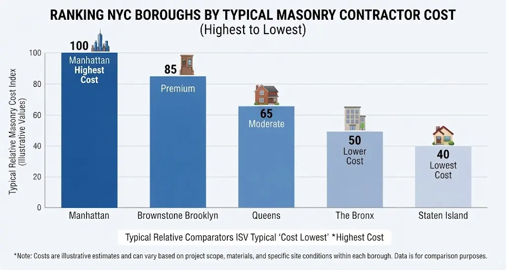 Ranking NYC Masonary Contractor Cost