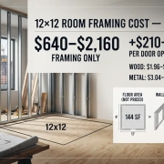 Cost to Frame a 12×12 Room in NYC